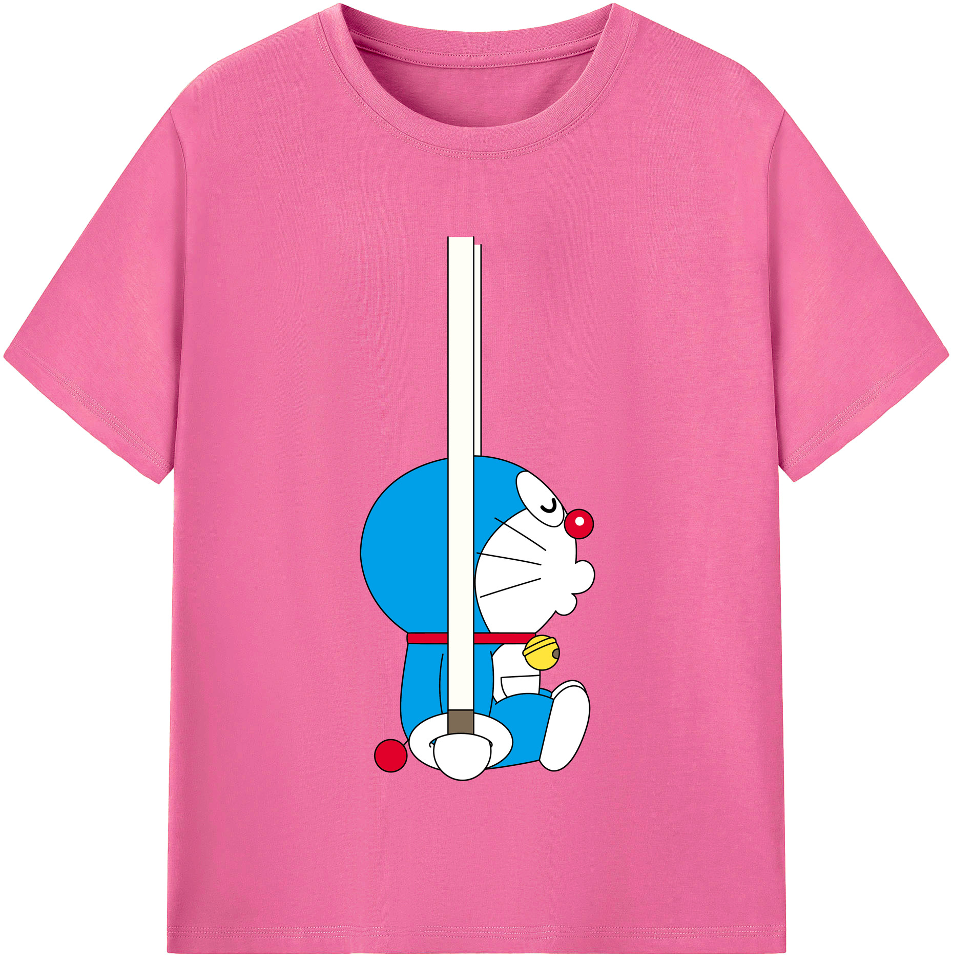 （画像用） ドラえもん Doraemon レディースカジュアルプリントTシャツ（綿100％）